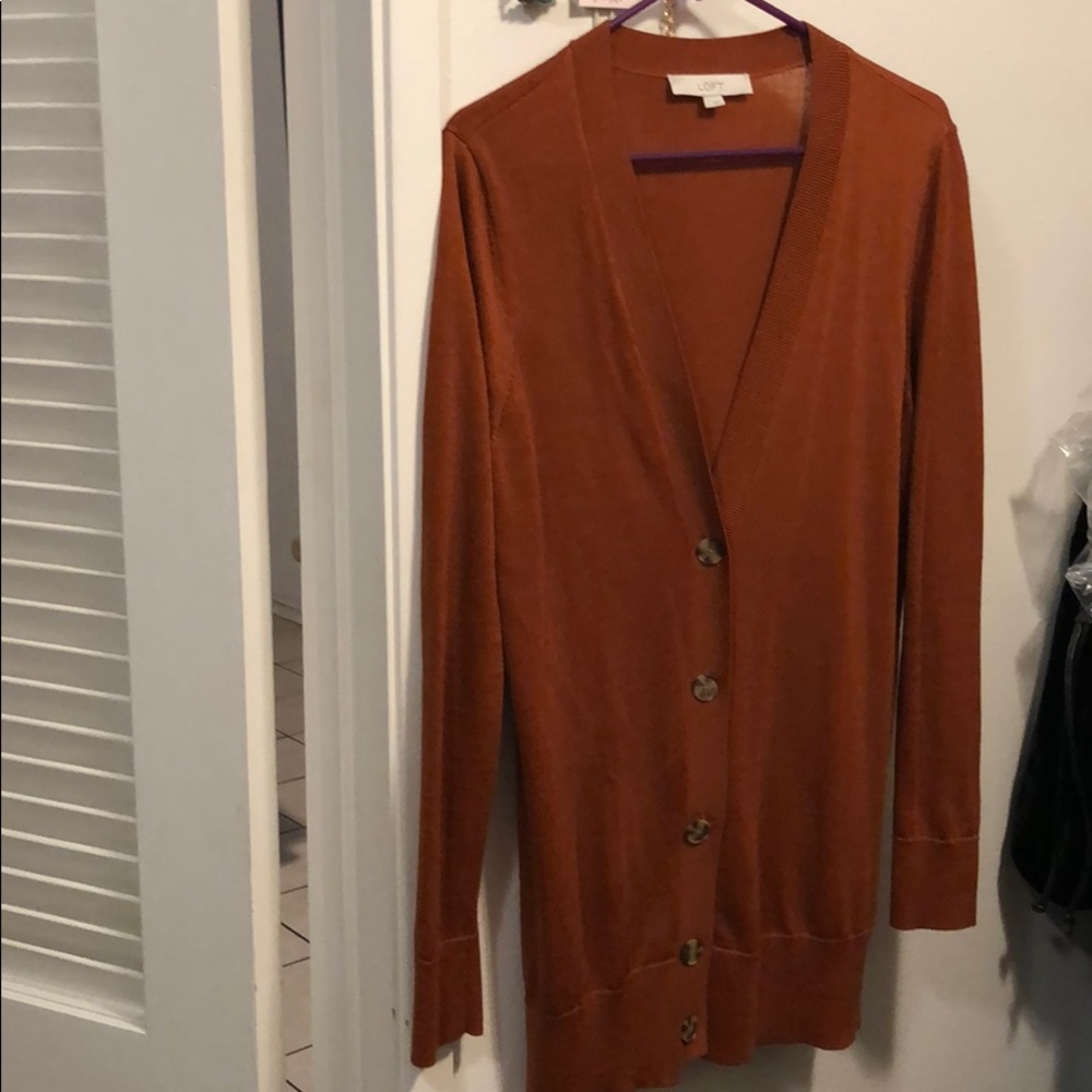 Button up sweater